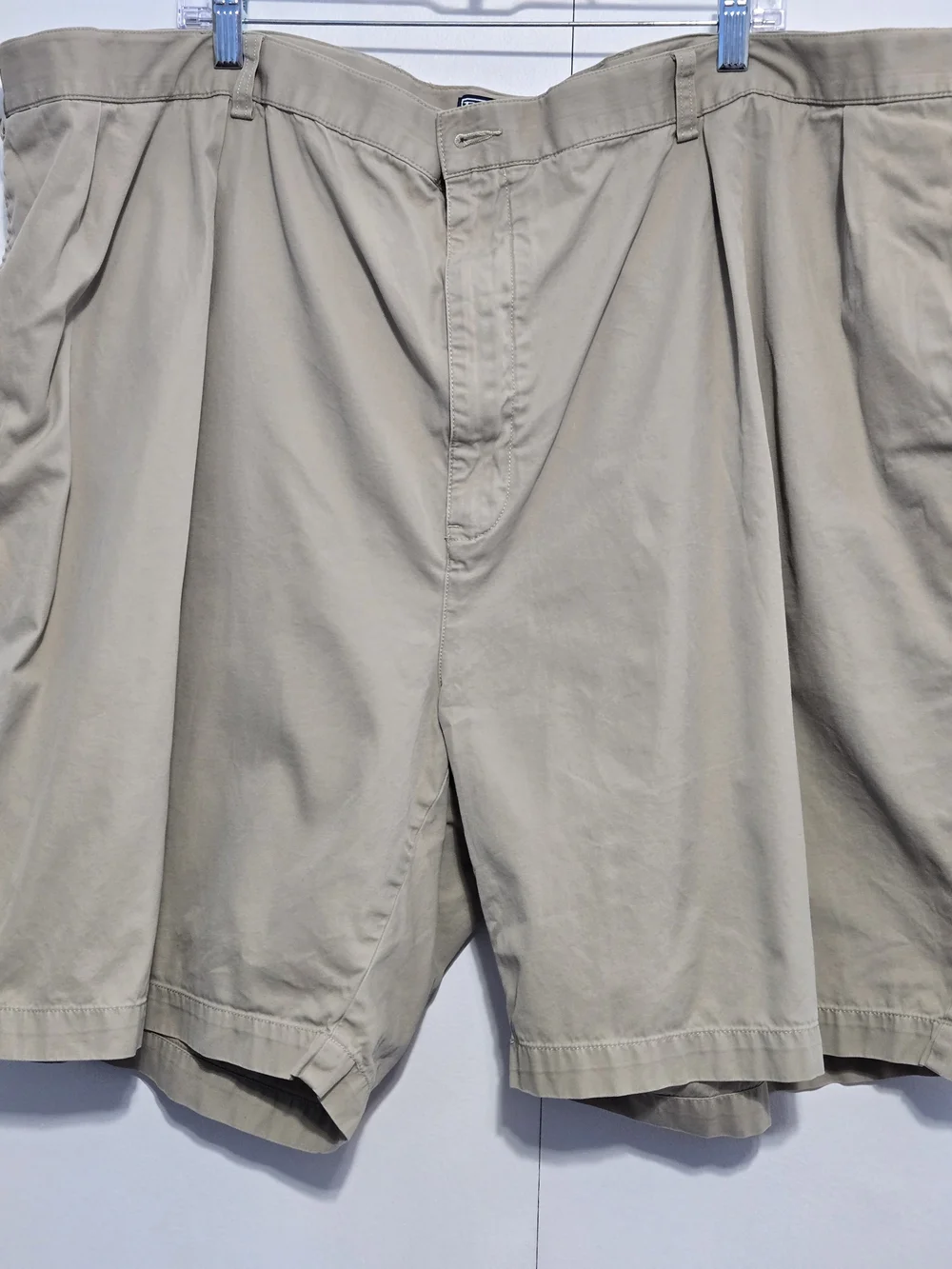 Polo Ralph Lauren Big Prospect Khaki Shorts Men's 56B Beige Cotton Pleated